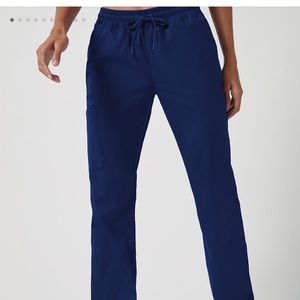 Straight leg four pocket scrub pant